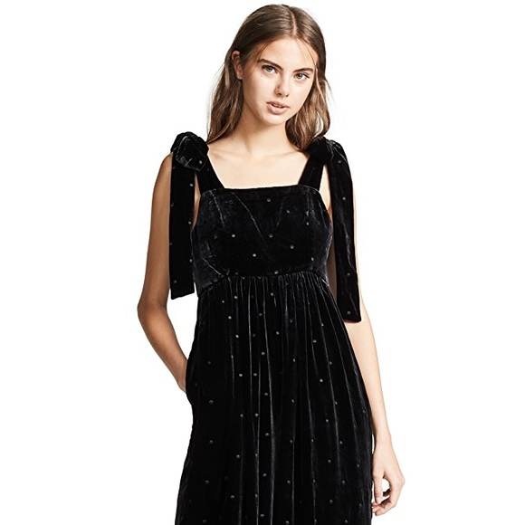 Ulla Johnson Minnet Jumpsuit - Black Velvet - Picture 2 of 3